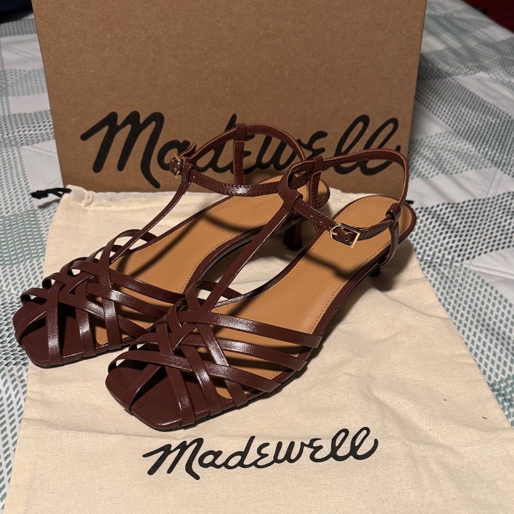 Madewell Women's Tan Strappy Sandals
